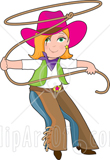 33953-Clipart-Illustration-Of-A-Teenage-Cowgirl-In-Chaps-And-A-Pink-Hat-_.jpg
